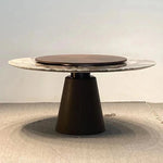 モダンデザイン大理石テーブル|エレガントな合皮仕上げ・多層板構造|リビング・ダイニングに最適! hbso-3009