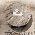 オシャレなセンターテーブル | 大理石とステンレス製の豪華デザイン | リビングルームにぴったり! hbso-3010