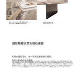 オシャレなセンターテーブル | 大理石とステンレス製の豪華デザイン | リビングルームにぴったり! hbso-3010