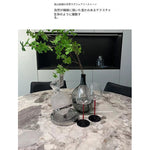 ラグジュアリー大理石テーブル | ステンレス脚付き円形デザイン | モダンインテリアに最適 | 多層板使用 hbso-3012