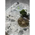 モダンデザイン センターテーブル 大理石&ステンレス製 おしゃれなリビング家具 hbso-3015