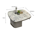 モダンデザイン センターテーブル 大理石&ステンレス製 おしゃれなリビング家具 hbso-3015