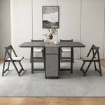 テーブル グレー 無垢材 hbwe-3465