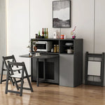 テーブル グレー 無垢材 hbwe-3465