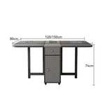 テーブル グレー 無垢材 hbwe-3465