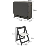 テーブル グレー 無垢材 hbwe-3465
