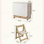 チェア ナチュラル オーク 合皮 hbwe-3468-ch