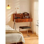チェリー材使用の多機能化粧台&ナイトスタンド|スタイリッシュなデザインでお部屋を彩る! hby-4599