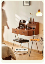 チェリー材使用の多機能化粧台&ナイトスタンド|スタイリッシュなデザインでお部屋を彩る! hby-4599