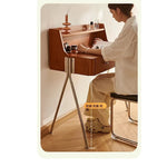 チェリー材使用の多機能化粧台&ナイトスタンド|スタイリッシュなデザインでお部屋を彩る! hby-4599