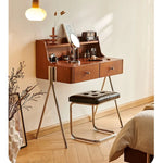 チェリー材使用の多機能化粧台&ナイトスタンド|スタイリッシュなデザインでお部屋を彩る! hby-4599