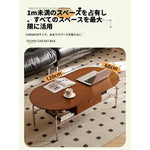 チェリーハイグロスセンターテーブル - スペースを最大限に活用するスタイリッシュなデザイン 47.24×23.62インチ hby-4600