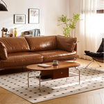 チェリーハイグロスセンターテーブル - スペースを最大限に活用するスタイリッシュなデザイン 47.24×23.62インチ hby-4600