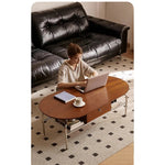 チェリーハイグロスセンターテーブル - スペースを最大限に活用するスタイリッシュなデザイン 47.24×23.62インチ hby-4600