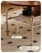 チェリーハイグロスセンターテーブル - スペースを最大限に活用するスタイリッシュなデザイン 47.24×23.62インチ hby-4600