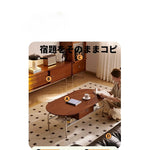 チェリーハイグロスセンターテーブル - スペースを最大限に活用するスタイリッシュなデザイン 47.24×23.62インチ hby-4600