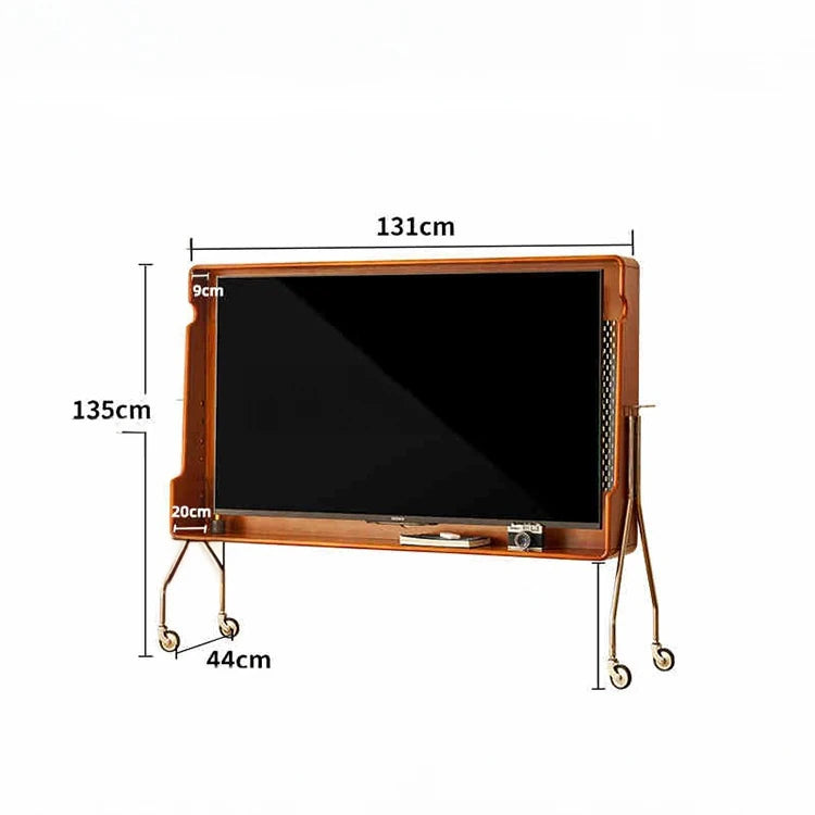 チェリー材 テレビスタンド おしゃれなデザイン 耐久性抜群、シンプルで機能的なリビング家具 hby-4601