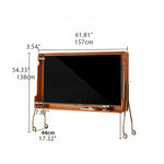 チェリー材 テレビスタンド おしゃれなデザイン 耐久性抜群、シンプルで機能的なリビング家具 hby-4601