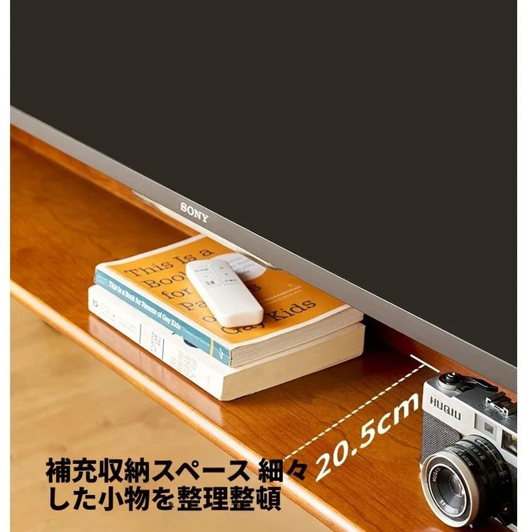チェリー材 テレビスタンド おしゃれなデザイン 耐久性抜群、シンプルで機能的なリビング家具 hby-4601