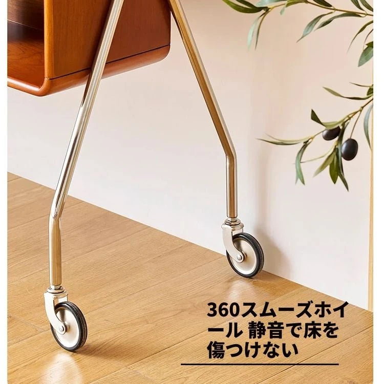 チェリー材 テレビスタンド おしゃれなデザイン 耐久性抜群、シンプルで機能的なリビング家具 hby-4601