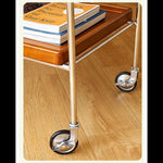 チェリーハンドメイドカート - ステンレス製フレームでスタイリッシュな収納と移動が可能! hby-4602