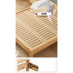 【天然木オーク&パイン】 高級合成皮革ベッド - 快適な睡眠を約束するデザインベッド hbzwg-636