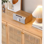 オーク材&ラタン キャビネット|おしゃれ収納家具 hbzwg-647