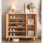 オーク材&ラタン キャビネット|おしゃれ収納家具 hbzwg-647