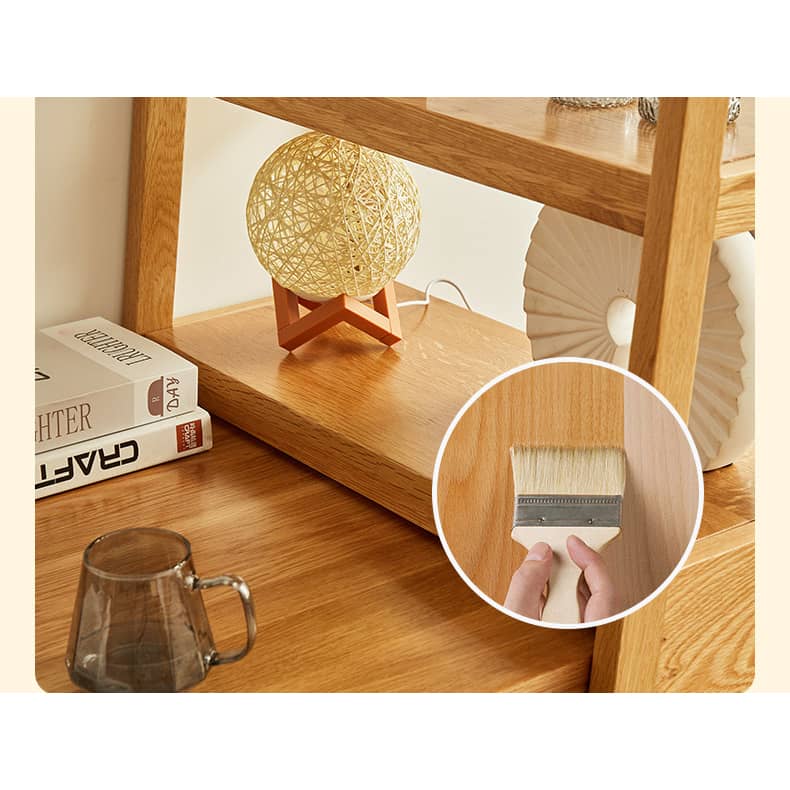 【高級感】オーク材質テーブル|上質なデザインでお部屋を彩る hbzwg-649