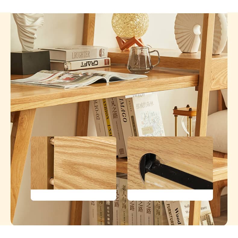 【高級感】オーク材質テーブル|上質なデザインでお部屋を彩る hbzwg-649