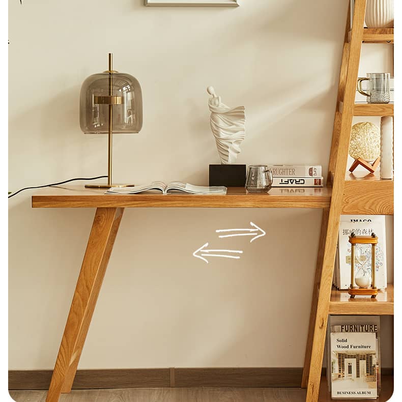 【高級感】オーク材質テーブル|上質なデザインでお部屋を彩る hbzwg-649