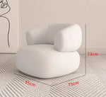 シンプルでモダンな無垢材シープボアパイルソファー - おしゃれなリビング空間を演出! hch-3071