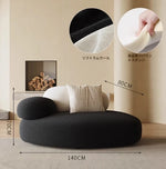 スタイリッシュなパインシープボアソファー - モダンデザインで快適なリビング空間を実現! hch-3075