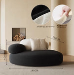 スタイリッシュなパインシープボアソファー - モダンデザインで快適なリビング空間を実現! hch-3075