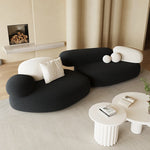 スタイリッシュなパインシープボアソファー - モダンデザインで快適なリビング空間を実現! hch-3075