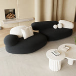 スタイリッシュなパインシープボアソファー - モダンデザインで快適なリビング空間を実現! hch-3075