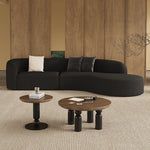 モダンデザインのパイン材製PUレザー製チェア - シンプルで高級感あふれるおしゃれなインテリアに最適! hch-3077