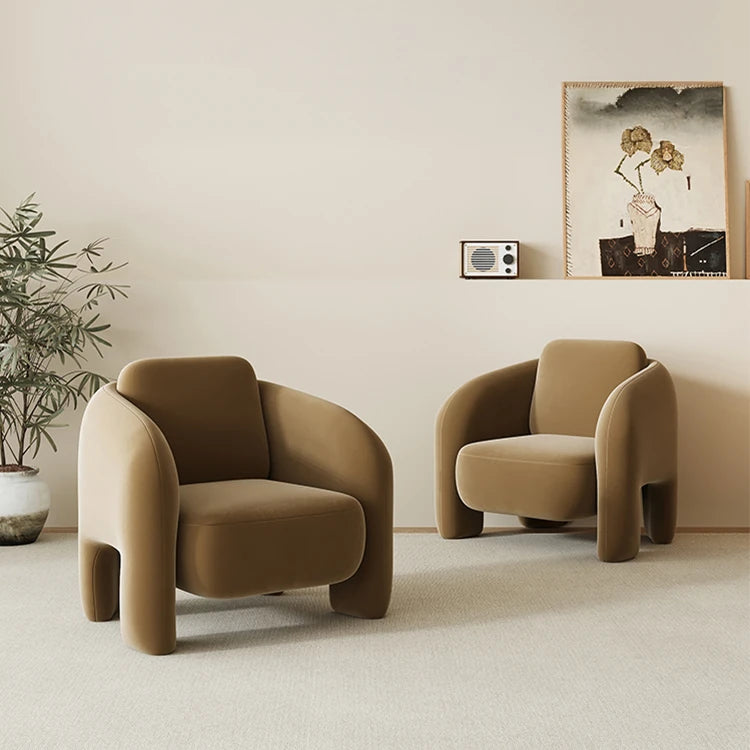 現代的なデザインの無垢材パイルチェア - おしゃれで快適なリビング用家具 hch-3083