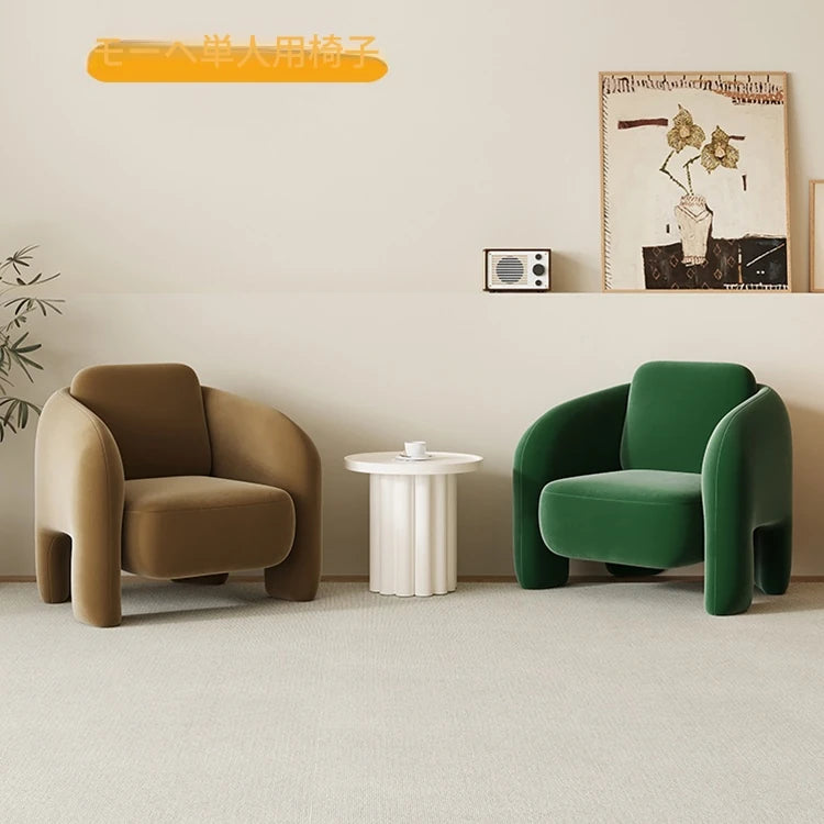 現代的なデザインの無垢材パイルチェア - おしゃれで快適なリビング用家具 hch-3083