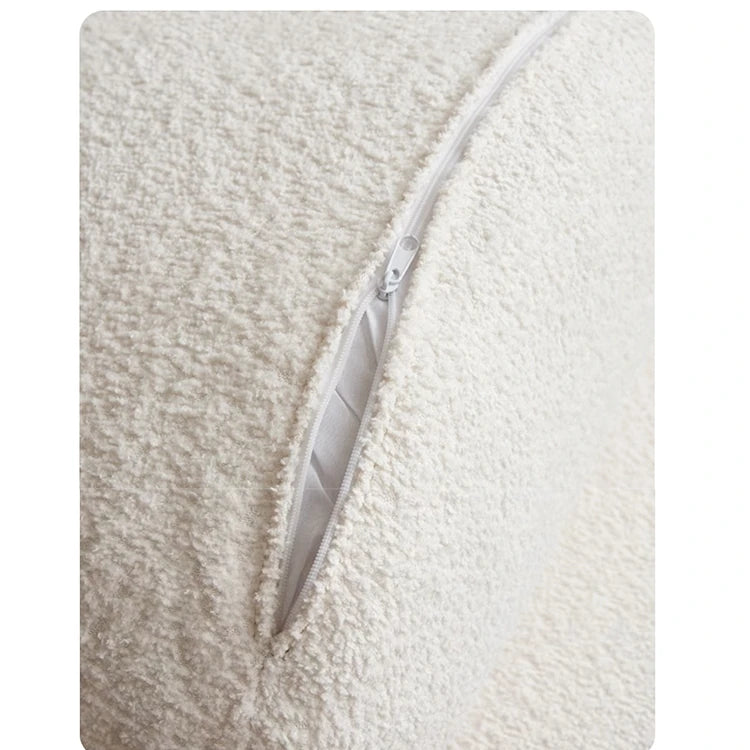 シープボア素材のモダンチェア|リビングルームに最適なおしゃれな座り心地の良い椅子 hch-3084