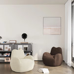 シープボアパインチェア|ふんわりやさしい肌触りとおしゃれなデザインでリビングを彩る! hch-3086