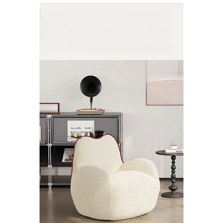 シープボアパインチェア|ふんわりやさしい肌触りとおしゃれなデザインでリビングを彩る! hch-3086