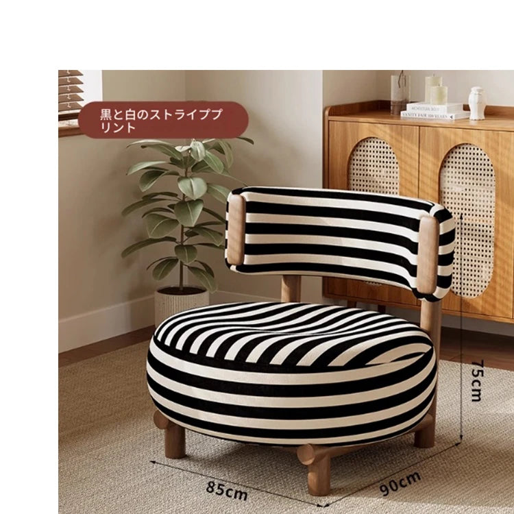 シープボア・無垢材・PUレザー使用のおしゃれなリビングチェア|モダンデザインで快適な座り心地 hch-3088