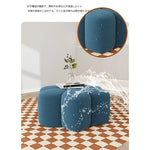 スツール パインエアレザー製 おしゃれな花型デザインでインテリアに最適! hch-3092