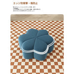 スツール パインエアレザー製 おしゃれな花型デザインでインテリアに最適! hch-3092