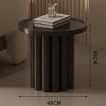 モダンデザインのセンターテーブル|ホワイト・ラウンドシェイプ・高品質家具|リビングルームにぴったり! hch-3093