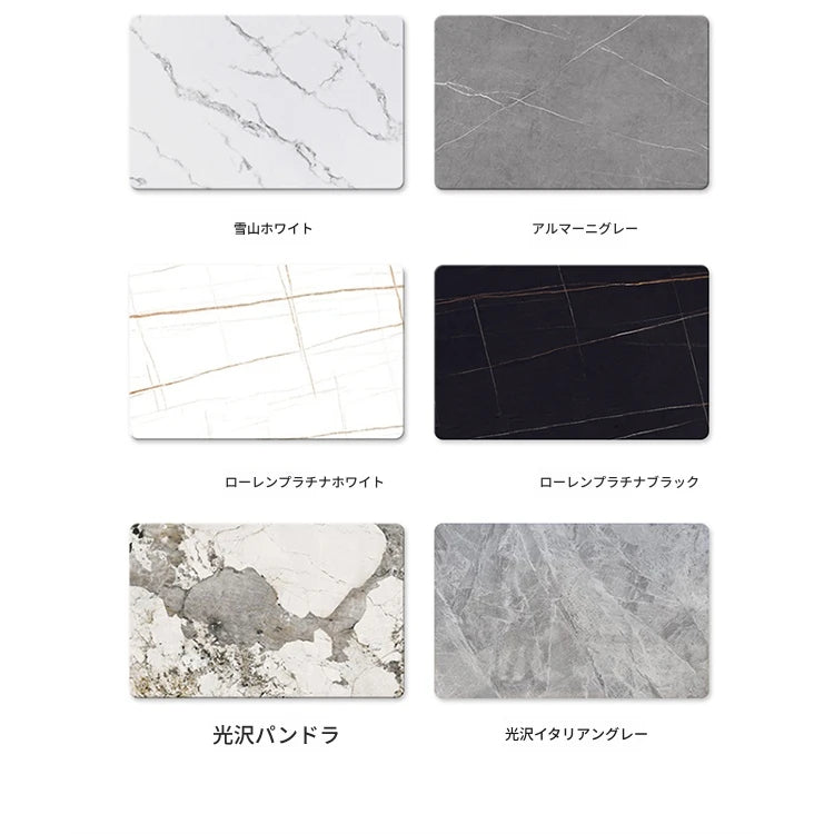 エレガントな大理石風センターテーブル | モダンデザインと収納機能付き | クラシックなリビングルームに最適 hch-3094