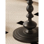 エレガントなデザインのブラックセンターテーブル - モダンなリビングに最適な装飾アイテム hch-3097