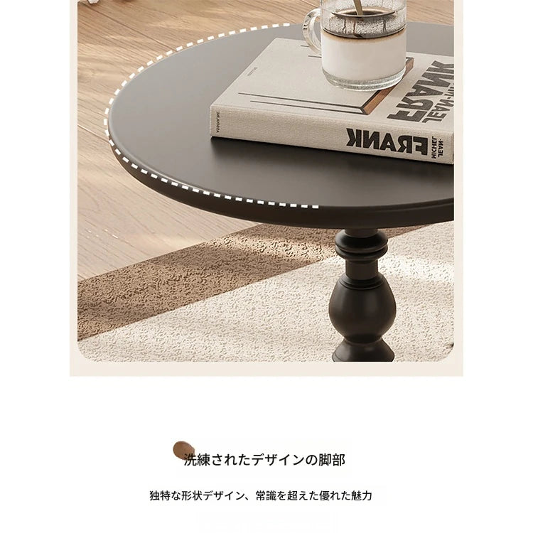 エレガントなデザインのブラックセンターテーブル - モダンなリビングに最適な装飾アイテム hch-3097