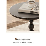 エレガントなデザインのブラックセンターテーブル - モダンなリビングに最適な装飾アイテム hch-3097